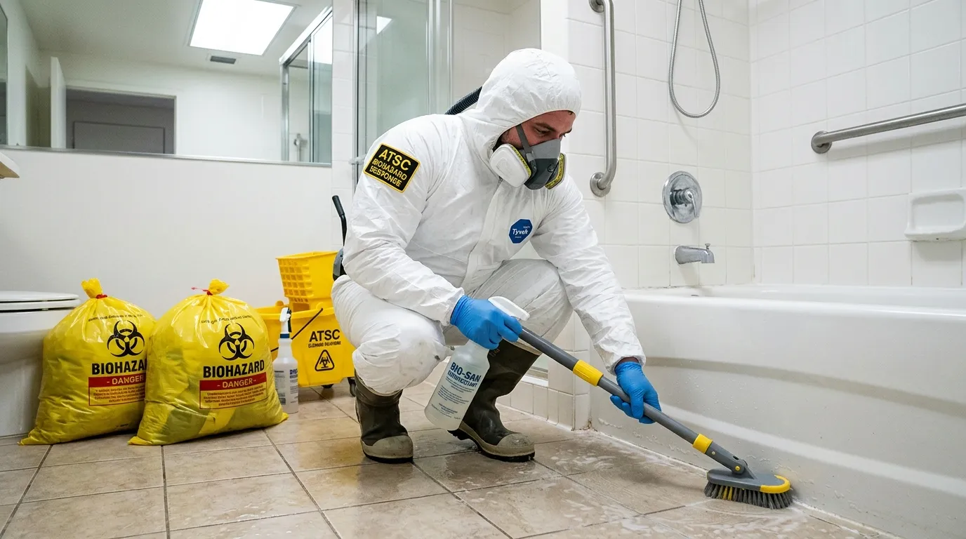 Decontamination equipment deployed for Blood Cleanup in Agawam